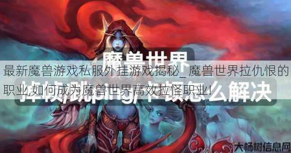 最新魔兽游戏私服外挂游戏揭秘_ 魔兽世界拉仇恨的职业,如何成为魔兽世界高效拉怪职业! 第1张