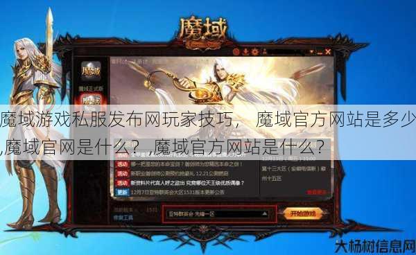 魔域游戏私服发布网玩家技巧， 魔域官方网站是多少,魔域官网是什么？,魔域官方网站是什么？ 第1张