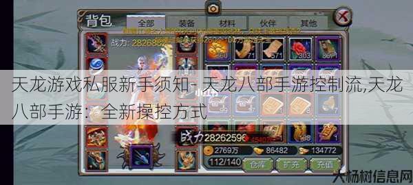 天龙游戏私服新手须知- 天龙八部手游控制流,天龙八部手游:全新操控方式 第1张 天龙游戏私服新手须知- 天龙八部手游控制流,天龙八部手游:全新操控方式 第1张