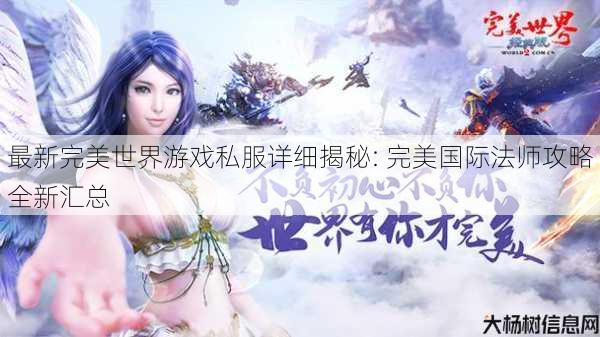最新完美世界游戏私服详细揭秘: 完美国际法师攻略全新汇总 第1张