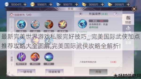 最新完美世界游戏私服完好技巧_ 完美国际武侠加点推荐攻略大全图解,完美国际武侠攻略全解析! 第1张