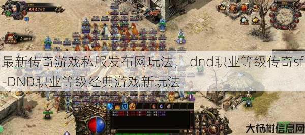 最新传奇游戏私服发布网玩法， dnd职业等级传奇sf-DND职业等级经典游戏新玩法