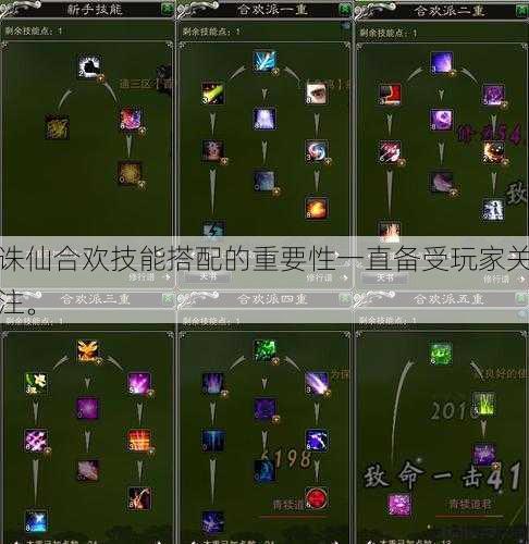 诛仙合欢技能搭配的重要性一直备受玩家关注。 第1张