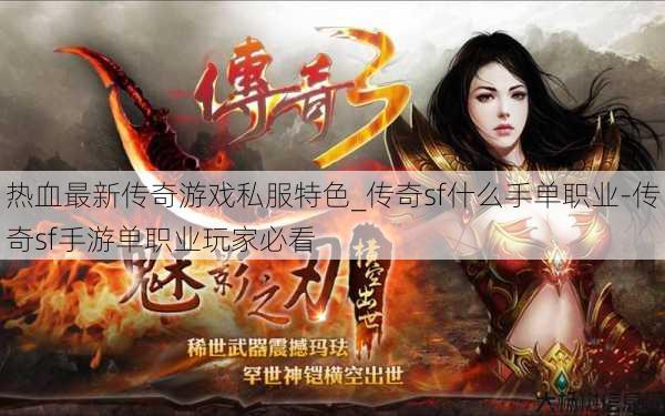 热血最新传奇游戏私服特色_传奇sf什么手单职业-传奇sf手游单职业玩家必看