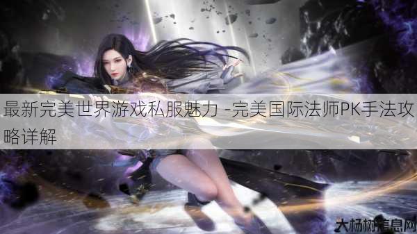 最新完美世界游戏私服魅力 -完美国际法师PK手法攻略详解 第1张