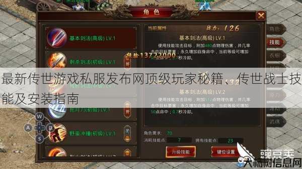 最新传世游戏私服发布网顶级玩家秘籍、传世战士技能及安装指南 第1张