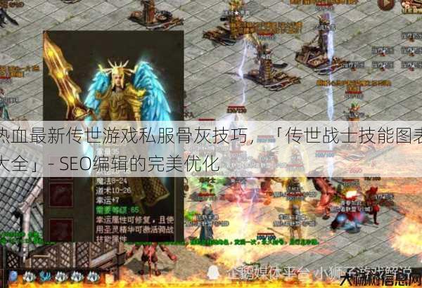 热血最新传世游戏私服骨灰技巧，「传世战士技能图表大全」- SEO编辑的完美优化 第1张