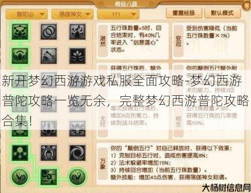 新开梦幻西游游戏私服全面攻略-梦幻西游普陀攻略一览无余,完整梦幻西游普陀攻略合集! 第1张 新开梦幻西游游戏私服全面攻略-梦幻西游普陀攻略一览无余,完整梦幻西游普陀攻略合集! 第1张