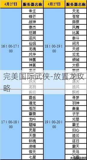 完美国际武侠-放置龙攻略 第1张