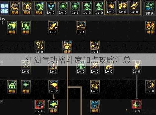 江湖气功格斗家加点攻略汇总 第1张