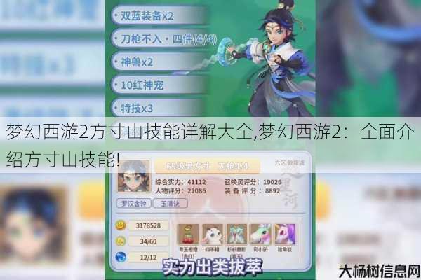 梦幻西游2方寸山技能详解大全,梦幻西游2:全面介绍方寸山技能! 第1张 梦幻西游2方寸山技能详解大全,梦幻西游2:全面介绍方寸山技能! 第1张