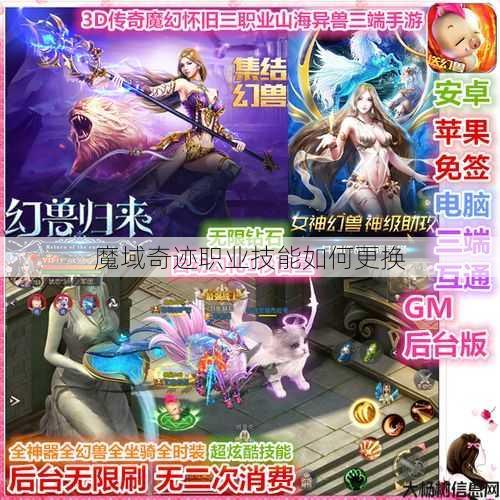 魔域奇迹职业技能如何更换 第1张