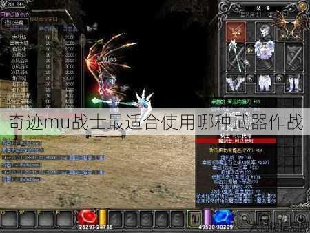 奇迹mu战士最适合使用哪种武器作战 第1张