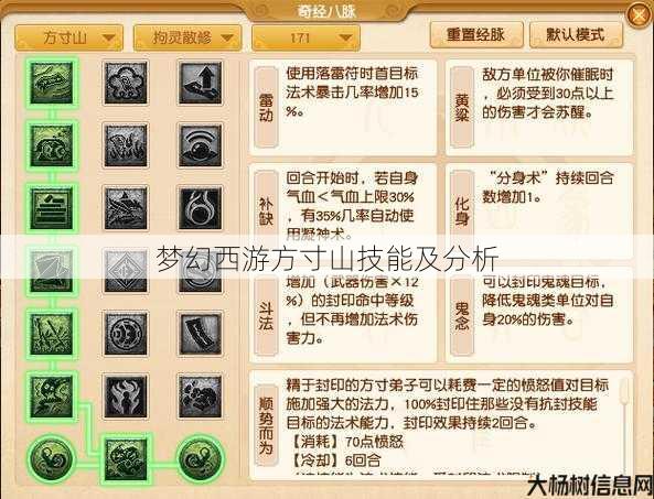 梦幻西游方寸山技能及分析 第1张