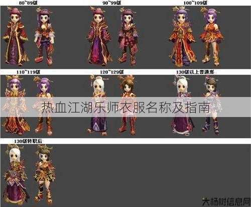 热血江湖乐师衣服名称及指南 第1张