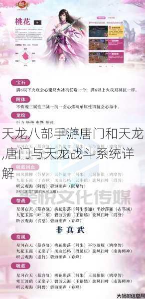 天龙八部手游唐门和天龙,唐门与天龙战斗系统详解 第1张