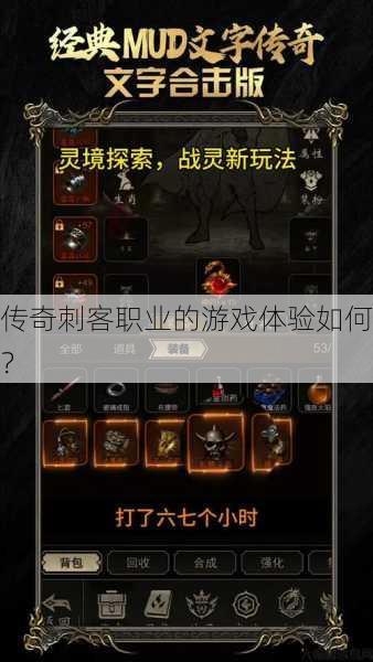 传奇刺客职业的游戏体验如何？ 第1张