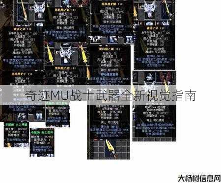 奇迹MU战士武器全新视觉指南 第1张