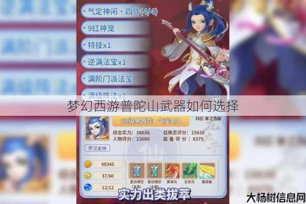 梦幻西游普陀山武器如何选择 第1张