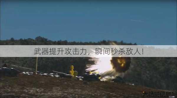 武器提升攻击力，瞬间秒杀敌人！ 第1张