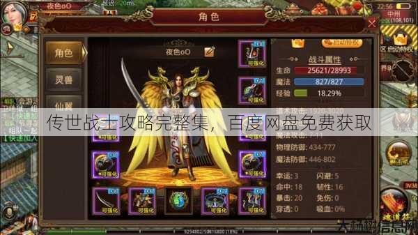 传世战士攻略完整集，百度网盘免费获取 第1张