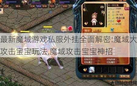 最新魔域游戏私服外挂全面解密:魔域大攻击宝宝玩法,魔域攻击宝宝神招 第1张