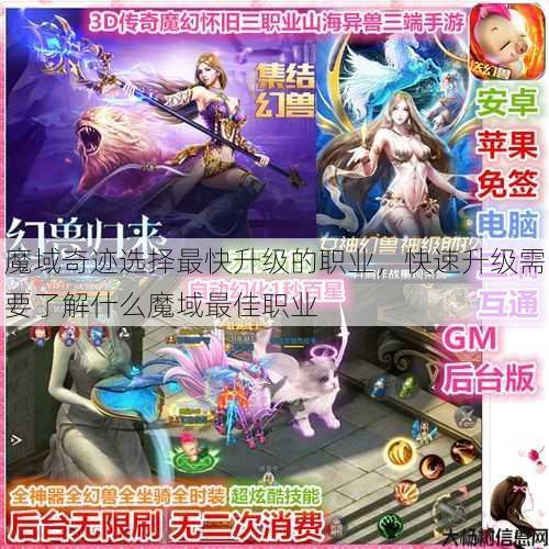 魔域奇迹选择最快升级的职业,快速升级需要了解什么魔域最佳职业 第1张 魔域奇迹选择最快升级的职业,快速升级需要了解什么魔域最佳职业 第1张