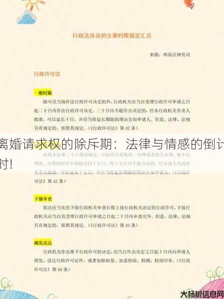 离婚请求权的除斥期：法律与情感的倒计时! 第2张