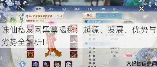 诛仙私发网黑幕揭秘：起源、发展、优势与劣势全解析! 第3张