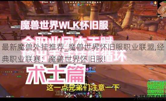 最新魔兽外挂推荐_魔兽世界怀旧服职业联盟,经典职业联赛:魔兽世界怀旧服! 第2张 最新魔兽外挂推荐_魔兽世界怀旧服职业联盟,经典职业联赛:魔兽世界怀旧服! 第2张