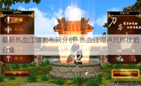 最新热血江湖发布网分析 -热血江湖卢风郎技能合集 第3张