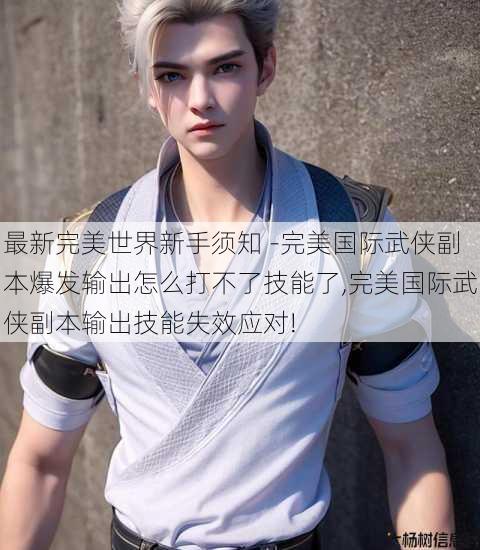 最新完美世界新手须知 -完美国际武侠副本爆发输出怎么打不了技能了,完美国际武侠副本输出技能失效应对! 第3张