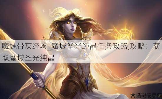 魔域骨灰经验_魔域圣光纯晶任务攻略,攻略:获取魔域圣光纯晶 第3张 魔域骨灰经验_魔域圣光纯晶任务攻略,攻略:获取魔域圣光纯晶 第3张