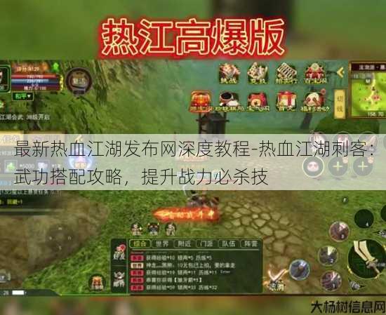 最新热血江湖发布网深度教程-热血江湖刺客：武功搭配攻略，提升战力必杀技 第1张