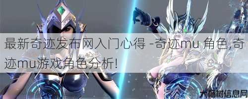 最新奇迹发布网入门心得 -奇迹mu 角色,奇迹mu游戏角色分析! 第1张