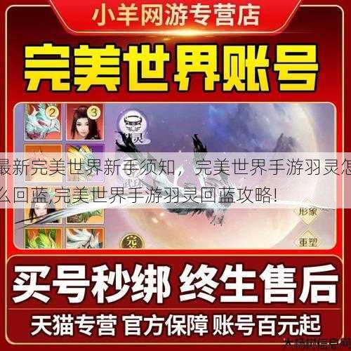 最新完美世界新手须知，完美世界手游羽灵怎么回蓝,完美世界手游羽灵回蓝攻略! 第3张