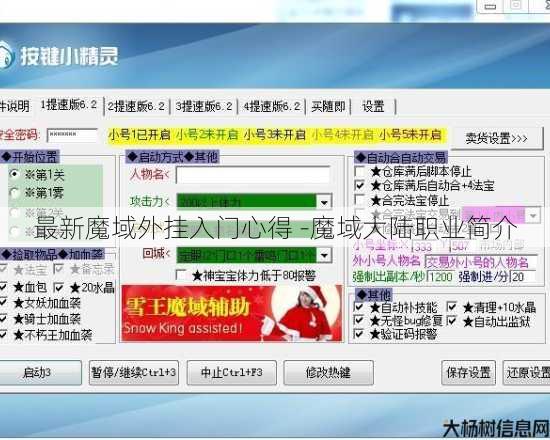 最新魔域外挂入门心得 -魔域大陆职业简介