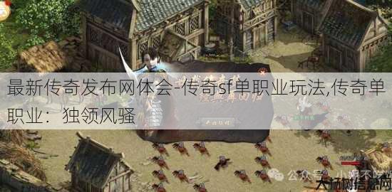 最新传奇发布网体会-传奇sf单职业玩法,传奇单职业：独领风骚