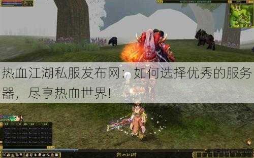 热血江湖私服发布网：如何选择优秀的服务器，尽享热血世界!