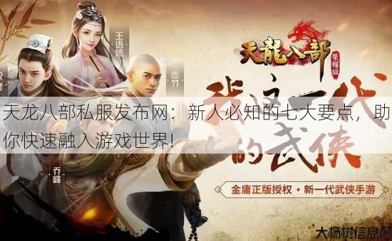 天龙八部公益私服发布网:新人必知的七大要点,助你快速融入游戏世界! 第2张 天龙八部公益私服发布网:新人必知的七大要点,助你快速融入游戏世界! 第2张