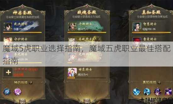 魔域5虎职业选择指南，魔域五虎职业最佳搭配指南 第1张