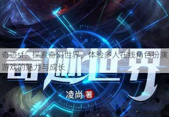 奇迹sf：探索奇幻世界，体验多人在线角色扮演游戏的魅力与成长 第2张