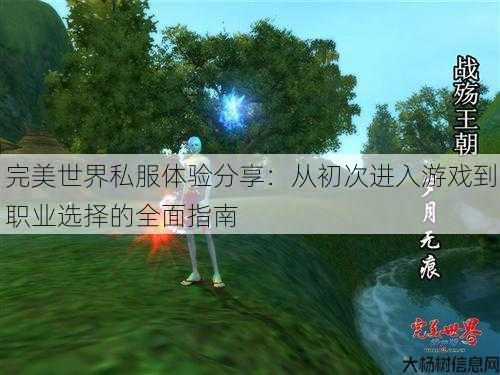完美世界私服体验分享：从初次进入游戏到职业选择的全面指南 第2张