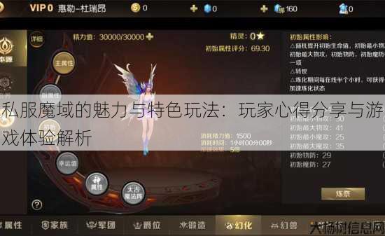 私服魔域的魅力与特色玩法：玩家心得分享与游戏体验解析 第2张