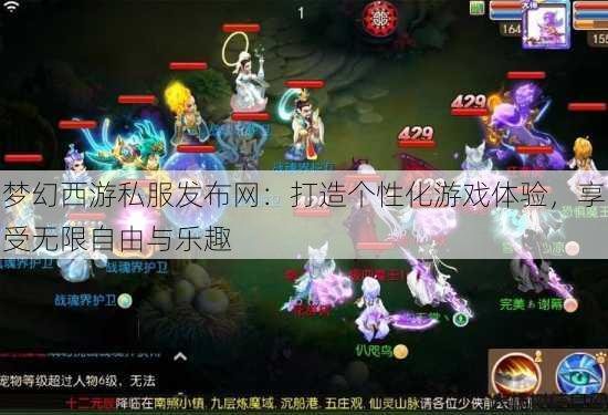 梦幻西游私服发布网：打造个性化游戏体验，享受无限自由与乐趣 第1张
