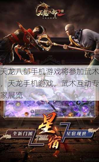 天龙八部手机游戏将参加武术，天龙手机游戏，武术互动专家展览 第1张