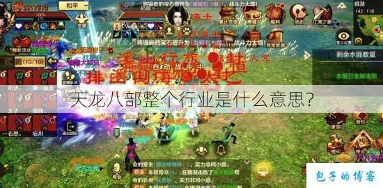 天龙八部整个行业是什么意思? 第1张 天龙八部整个行业是什么意思? 第1张