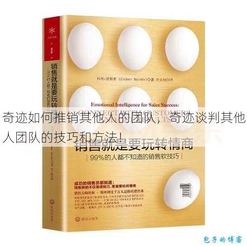 奇迹如何推销其他人的团队，奇迹谈判其他人团队的技巧和方法！ 第1张