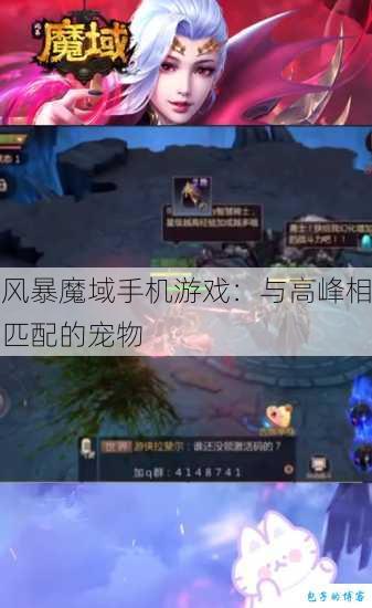 风暴魔域手机游戏:与高峰相匹配的宠物 第1张 风暴魔域手机游戏:与高峰相匹配的宠物 第1张