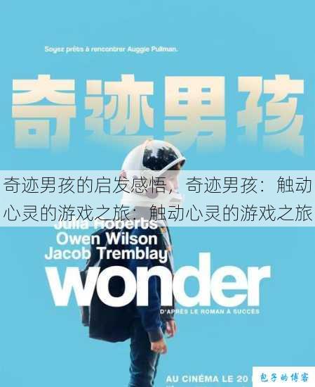 奇迹男孩的启发感悟，奇迹男孩：触动心灵的游戏之旅：触动心灵的游戏之旅 第1张